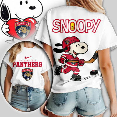 Florida Panthers | Premium NHL Snoopy Hockey Women Shirt