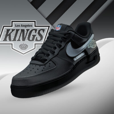 Los Angeles Kings | Premium NHL Teams Black AF1 Shoes
