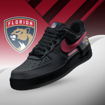 Florida Panthers | Premium NHL Teams Black AF1 Shoes