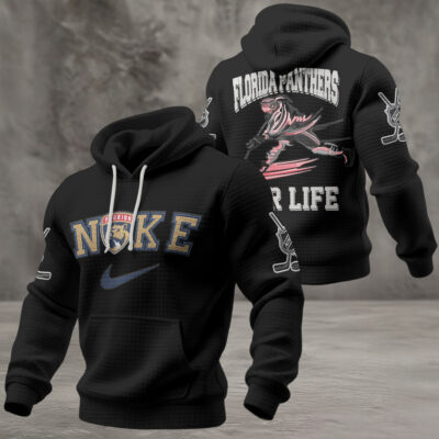 Alternative view of Florida Panthers | Premium NHL For Life Waffle Hoodie