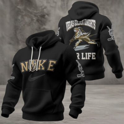 Alternative view of Vegas Golden Knights | Premium NHL For Life Waffle Hoodie