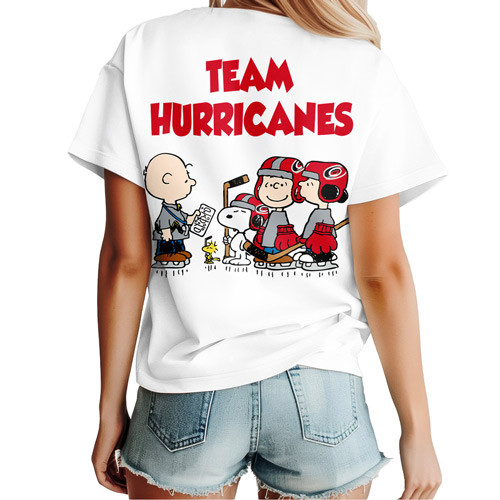 Carolina Hurricanes | Premium NHL Peanut Hockey T-shirt HY - Image 3