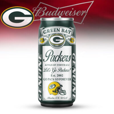 Green Bay Packers | Premium NFL Budweiser Can Tumbler