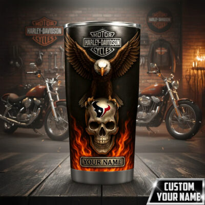 Alternative view of Houston Texans | Premium NFL Harley Davidson Tumbler