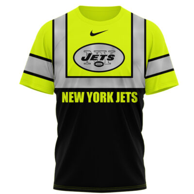 Alternative view of New York Jets | Premium NFL Safety Short Sleeve Workwear 3D Shirt HI