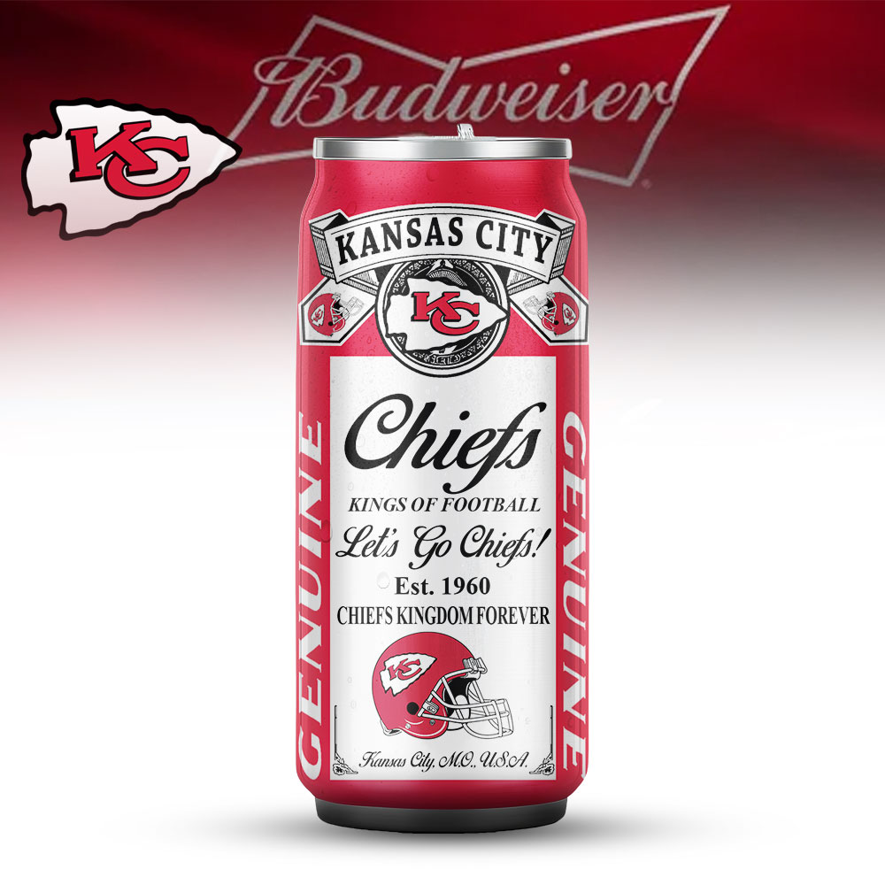 Kansas City Chiefs | Premium NFL Budweiser Can Tumbler