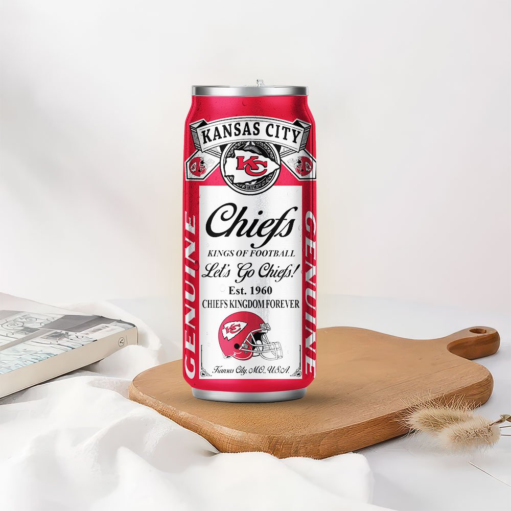 Kansas City Chiefs | Premium NFL Budweiser Can Tumbler - Image 3