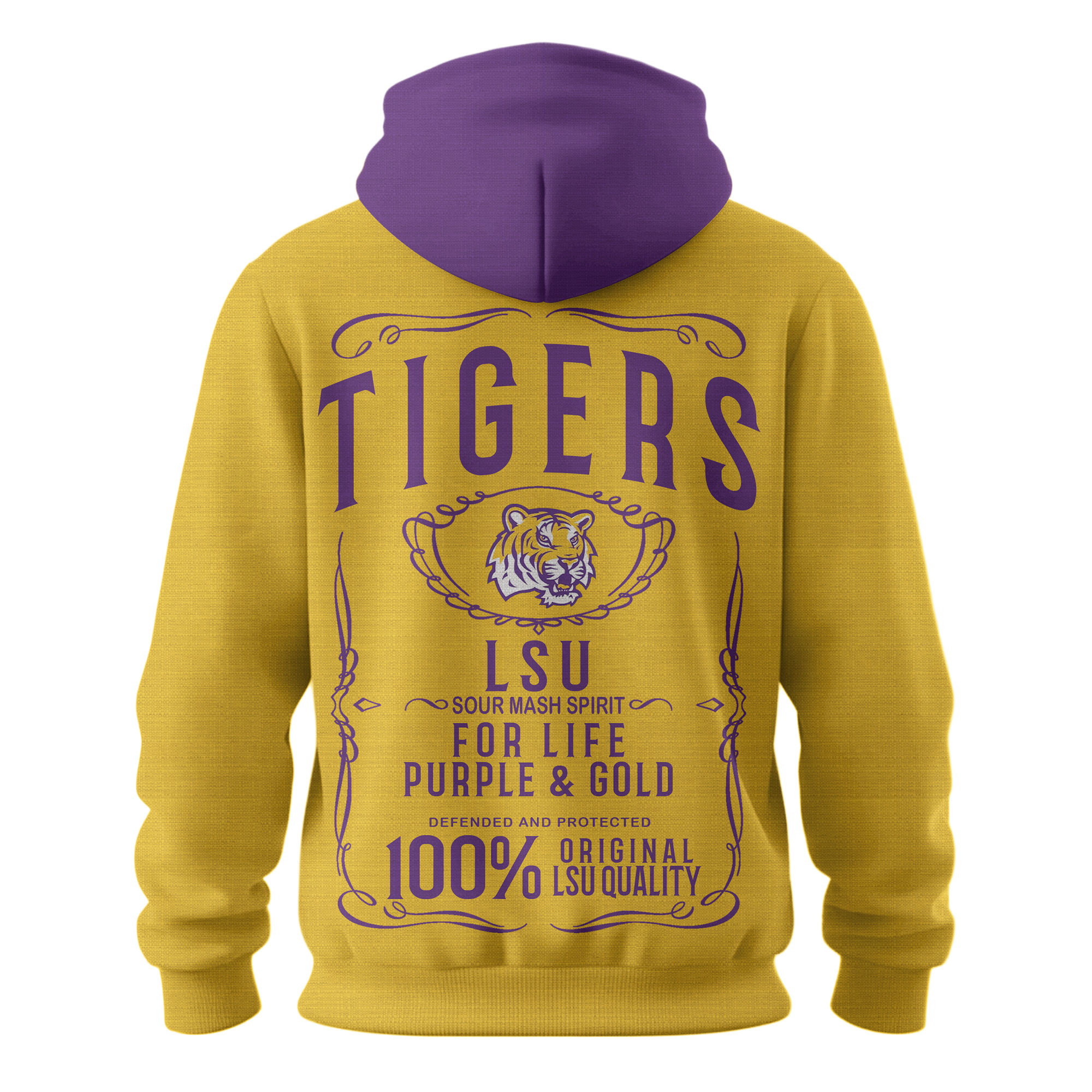 LSU Tigers | Premium NCAA College Football Under Amour Hoodie - Image 4