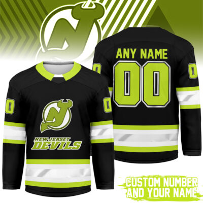 New Jersey Devils | Premium NHL Hi-Vis Hockey Spirit Custom Name and Number Jersey