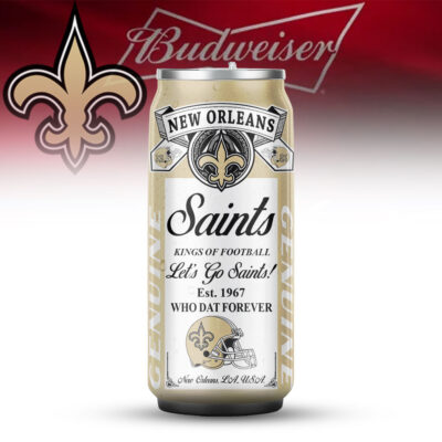 New Orleans Saints | Premium NFL Budweiser Can Tumbler