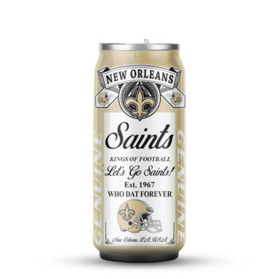 Alternative view of New Orleans Saints | Premium NFL Budweiser Can Tumbler