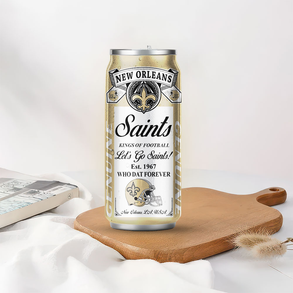 New Orleans Saints | Premium NFL Budweiser Can Tumbler - Image 3