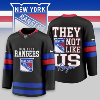 Alternative view of New York Rangers | Premium NHL They Not Like Us Hockey Jersey