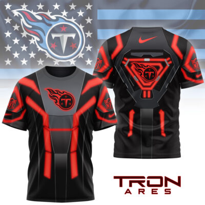 Tennessee Titans | Premium NFL Sci-Fi Tron Ares 3D Shirt MM