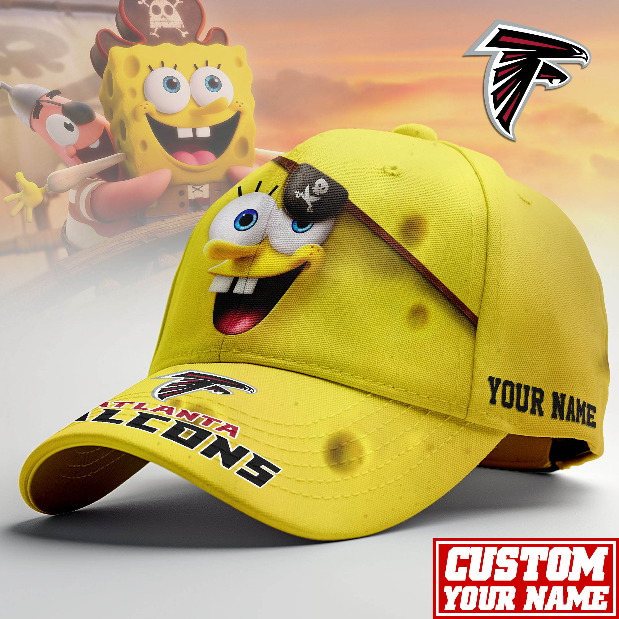 Atlanta Falcons | Premium NFL Spongebob Classic Cap NP