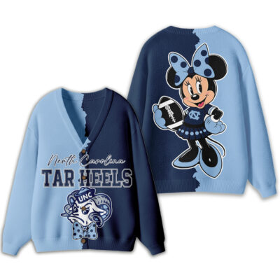 Alternative view of North Carolina Tar Heels | Premium NCAA Minnie Mouse Cardigan