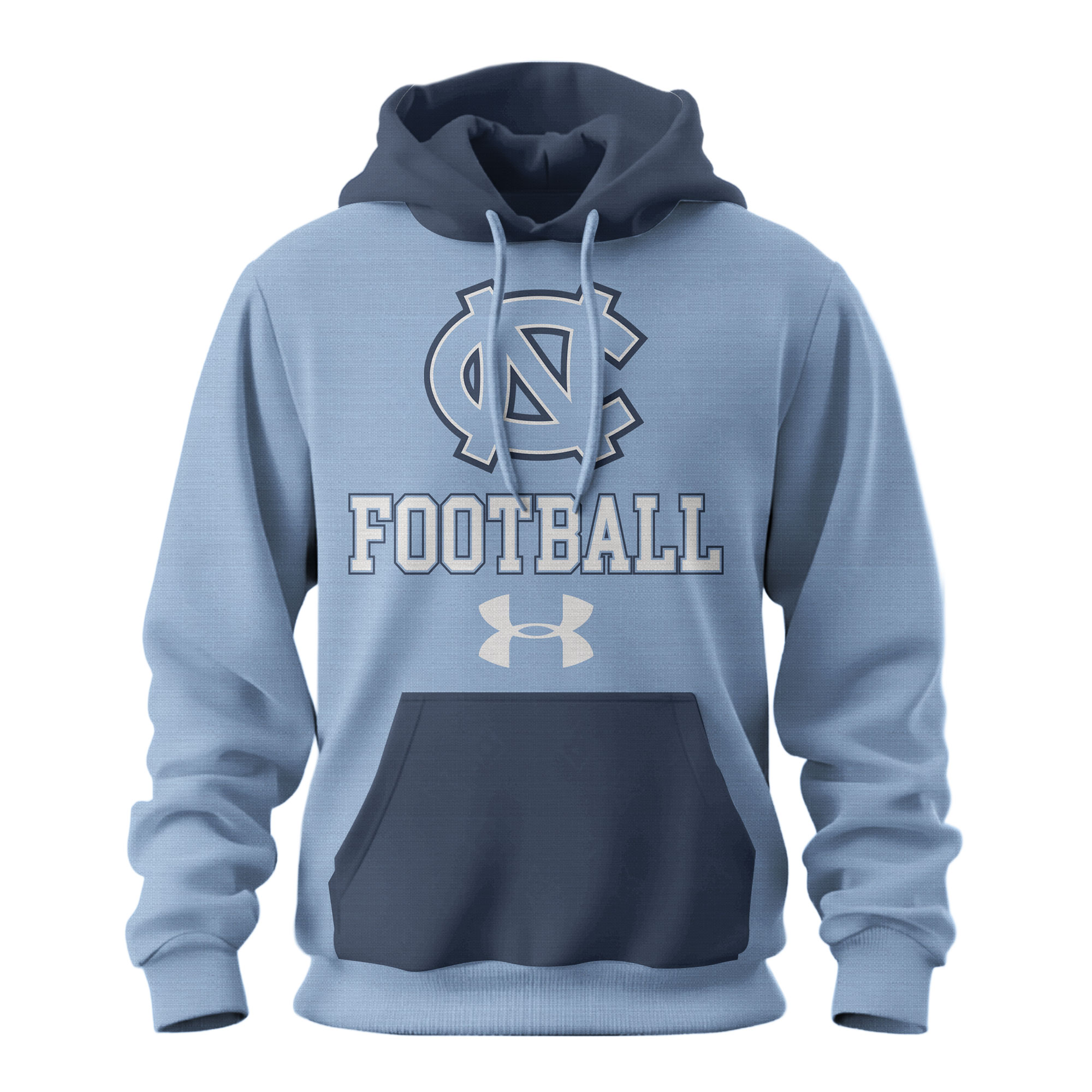 North Carolina Tar Heels | Premium NCAA College Football Under Amour Hoodie - Image 3