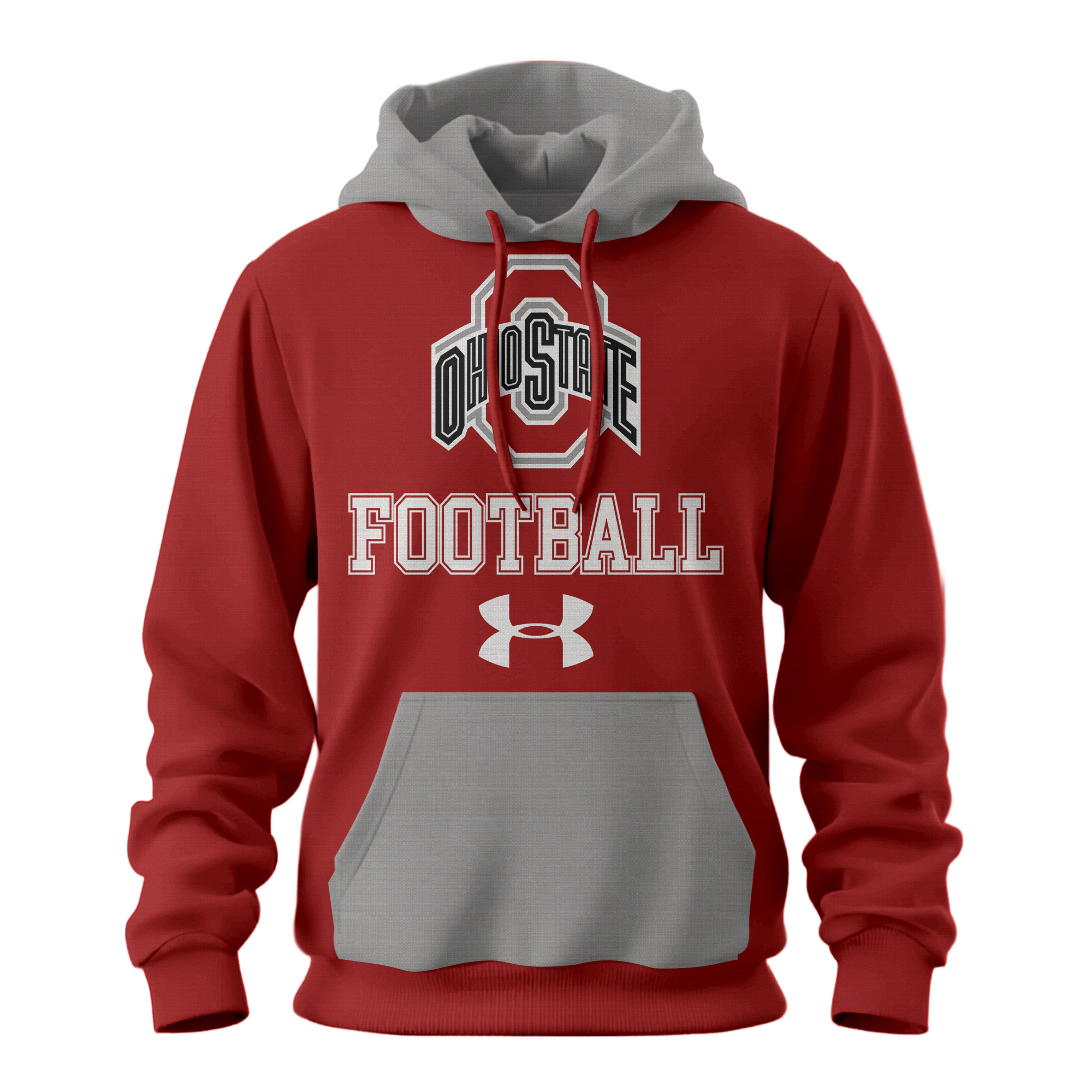Ohio State Buckeyes | Premium NCAA College Football Under Amour Hoodie - Image 3