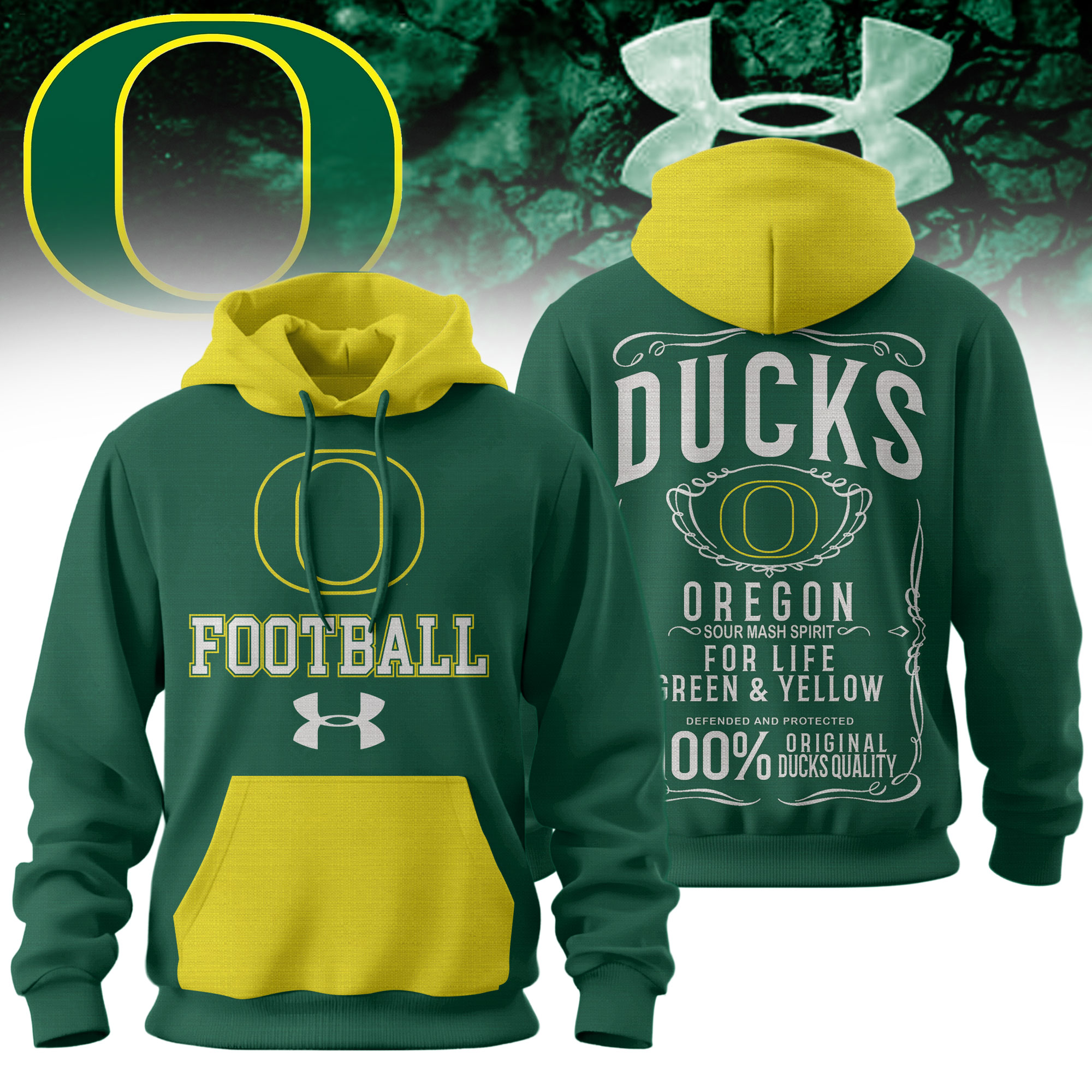 Oregon Ducks | Premium NCAA College Football Under Amour Hoodie