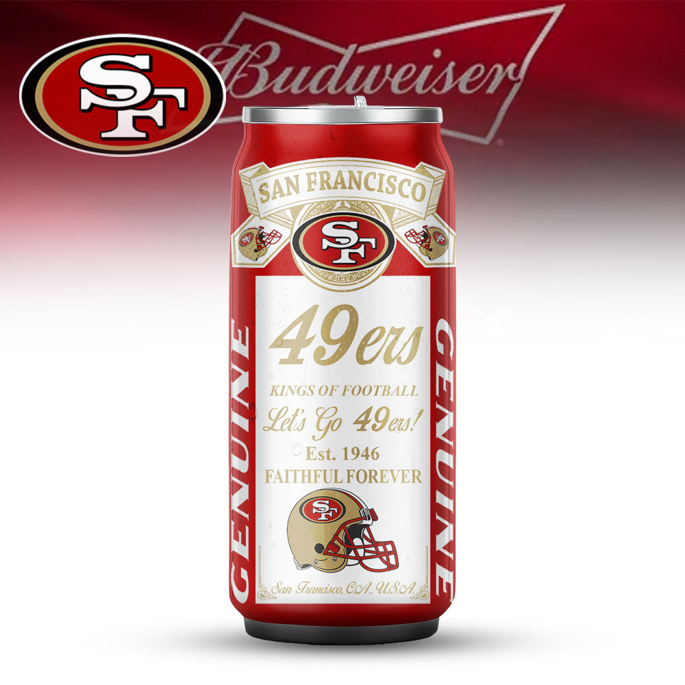 San Francisco 49ers | Premium NFL Budweiser Can Tumbler