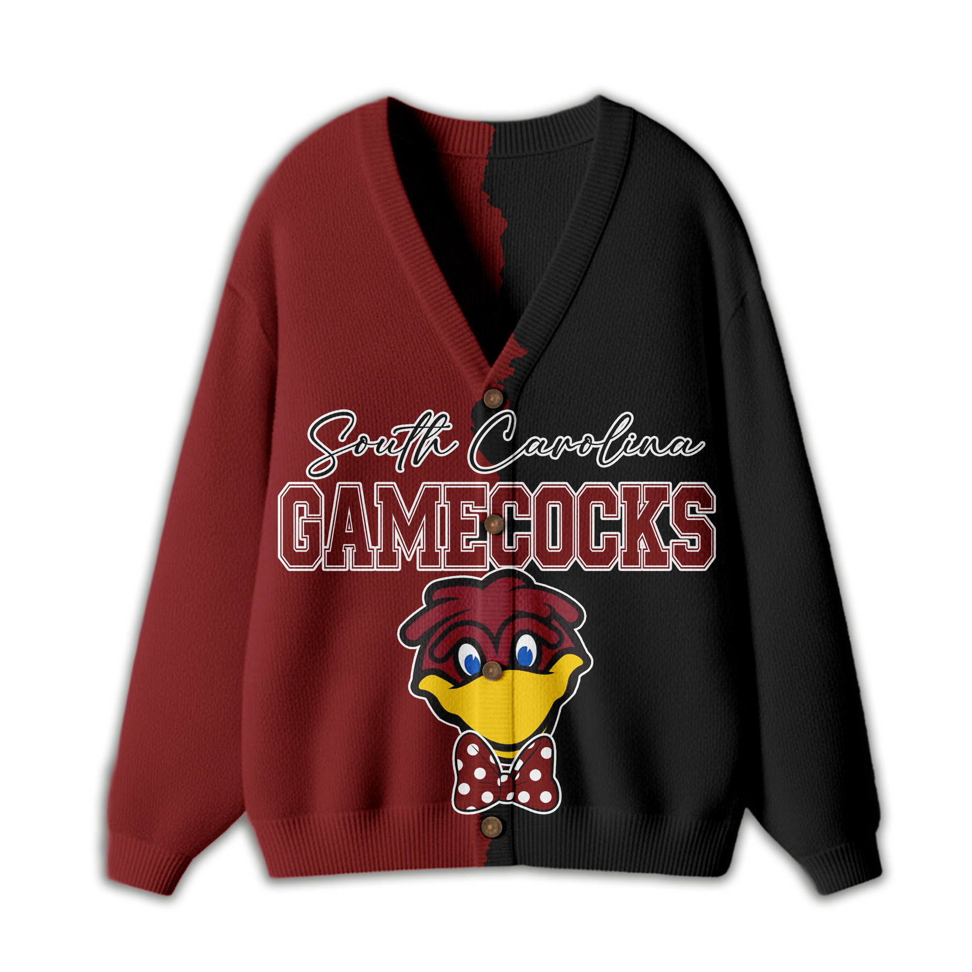 South Carolina Gamecocks | Premium NCAA Minnie Mouse Cardigan - Image 3