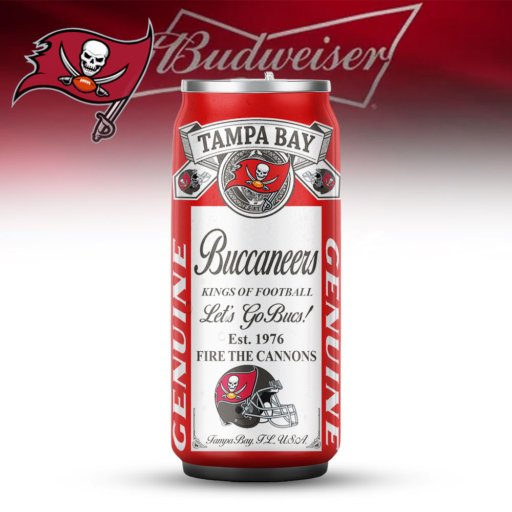 Tampa Bay Buccaneers | Premium NFL Budweiser Can Tumbler