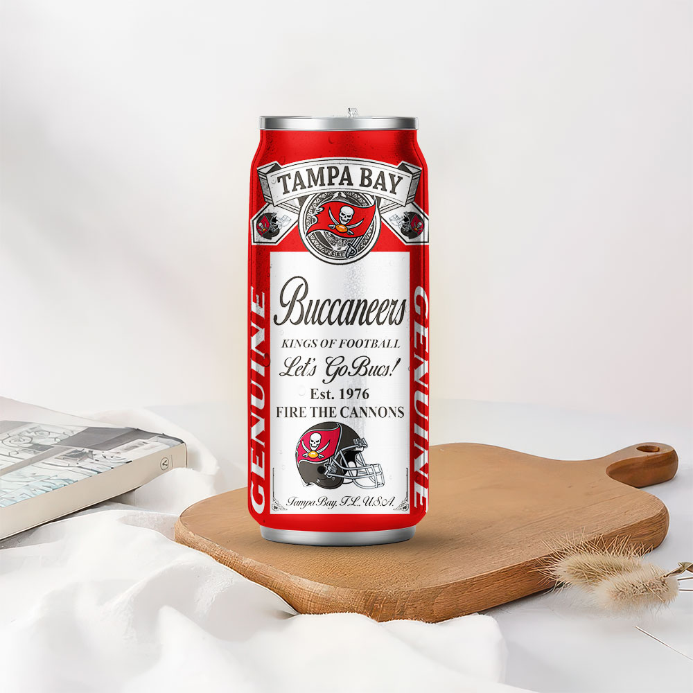 Tampa Bay Buccaneers | Premium NFL Budweiser Can Tumbler - Image 3