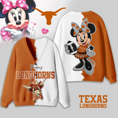 Texas Longhorns | Premium NCAA Minnie Mouse Cardigan