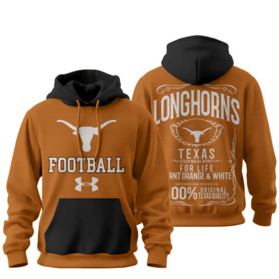Alternative view of Texas Longhorns | Premium NCAA College Football Under Amour Hoodie