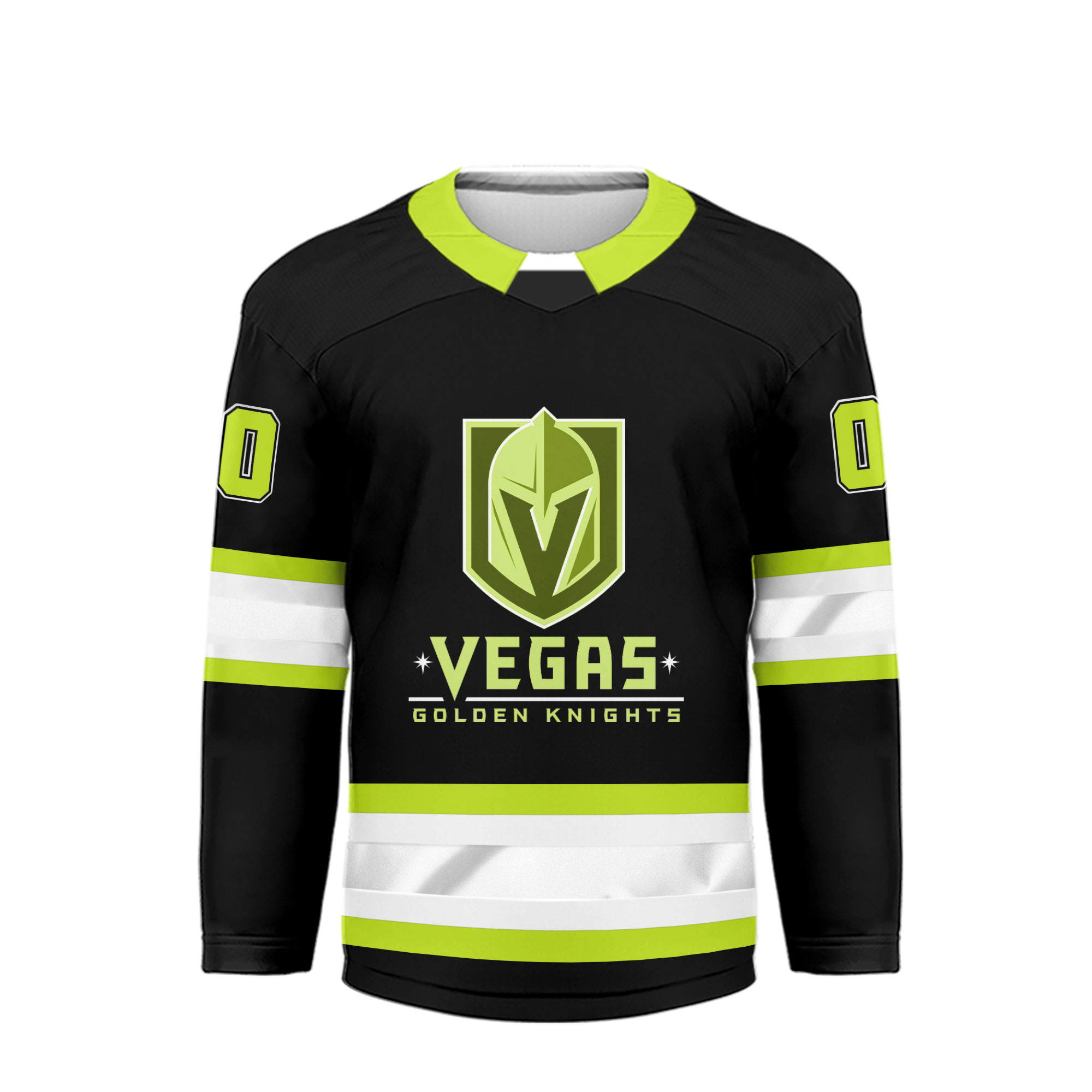 Vegas Golden Knights | Premium NHL Hi-Vis Hockey Spirit Custom Name and Number Jersey - Image 3