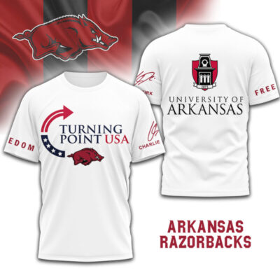 Arkansas Razorbacks | Premium NCAA Freedom 3D Shirt TD